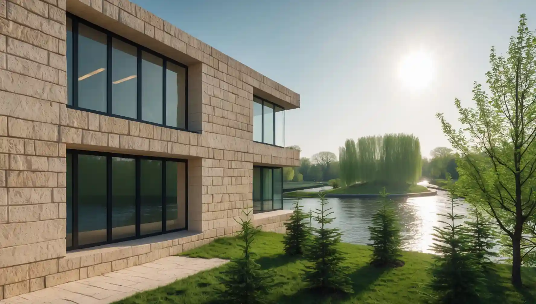 Naturstein Fassade Sandstein massiv Naturstein Fassade Sandstein massiv